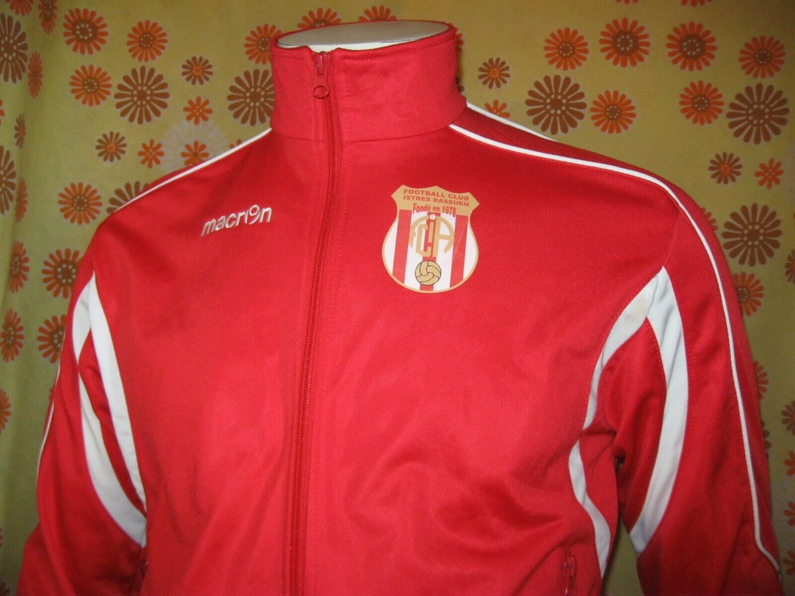 Ancienne VESTE de SURVETEMENT MACRON FCIR FOOTBALL CLUB ISTRES RASSUEN TS Foot eBay