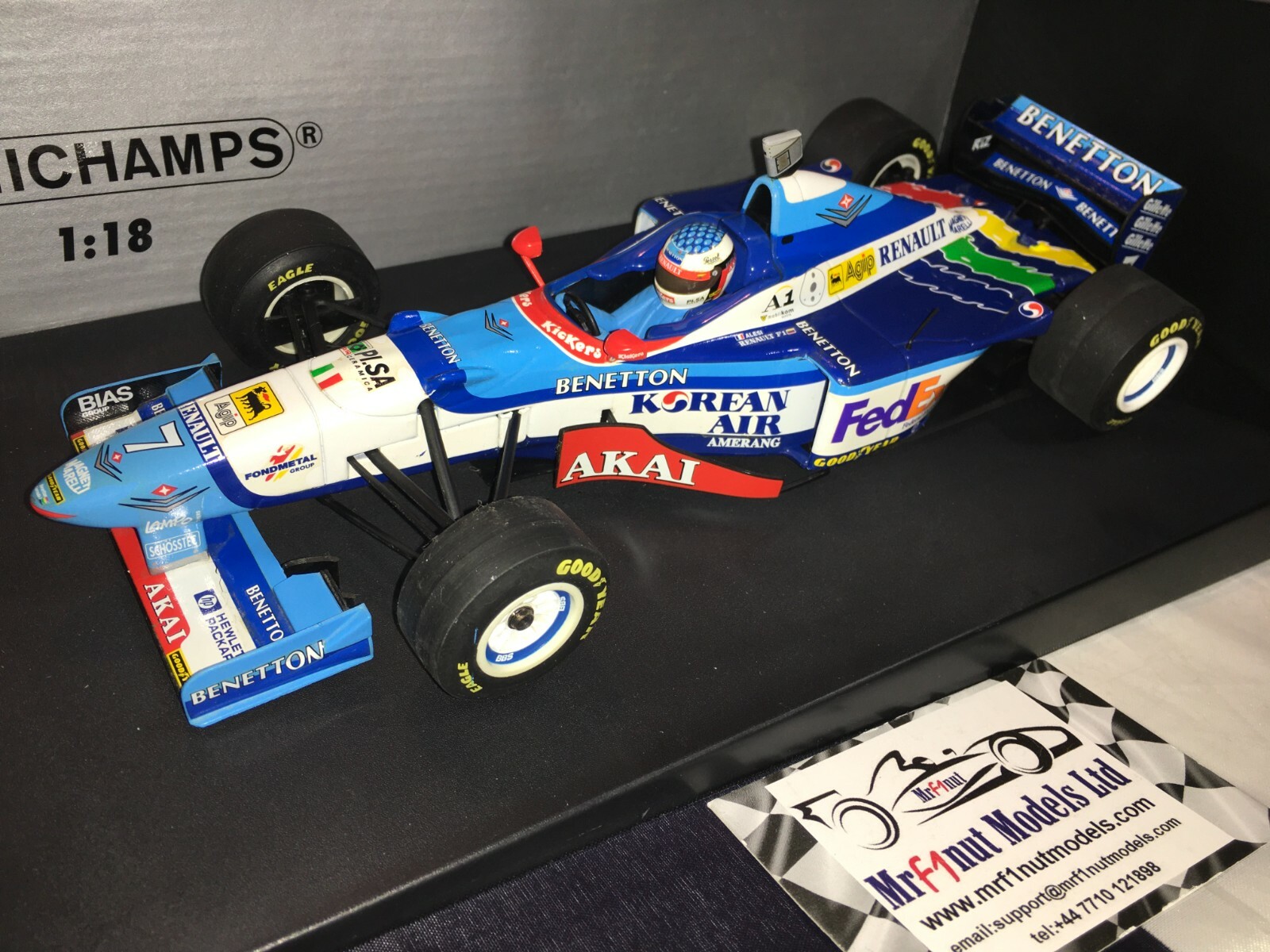 MINICHAMPS 1/18 Benetton B197 | eBay