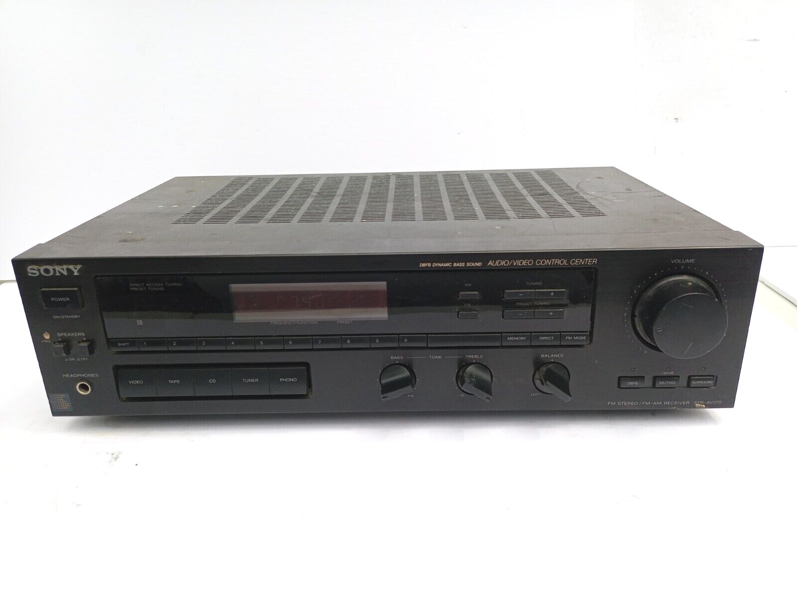 SONY AVアンプ AM/FM ST-V959VT WORKING SONY STR-AV370X AM FM STEREO RECEIVER AUDIO VIDEO