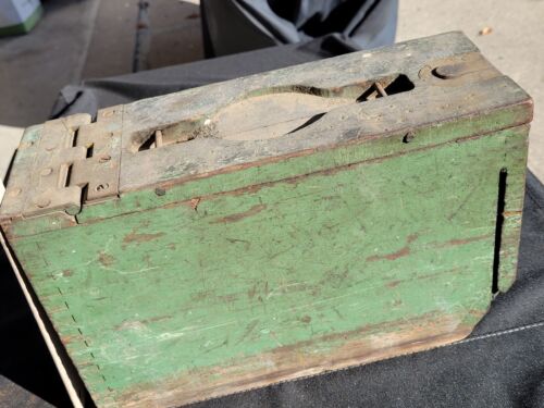 最終価格　ビンテージ　Ammo box アメリカ軍物　 ミリタリーボックス wip-18033005-01.jpg