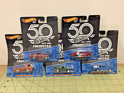 Hot wheels 50th cheap anniversary favorites set
