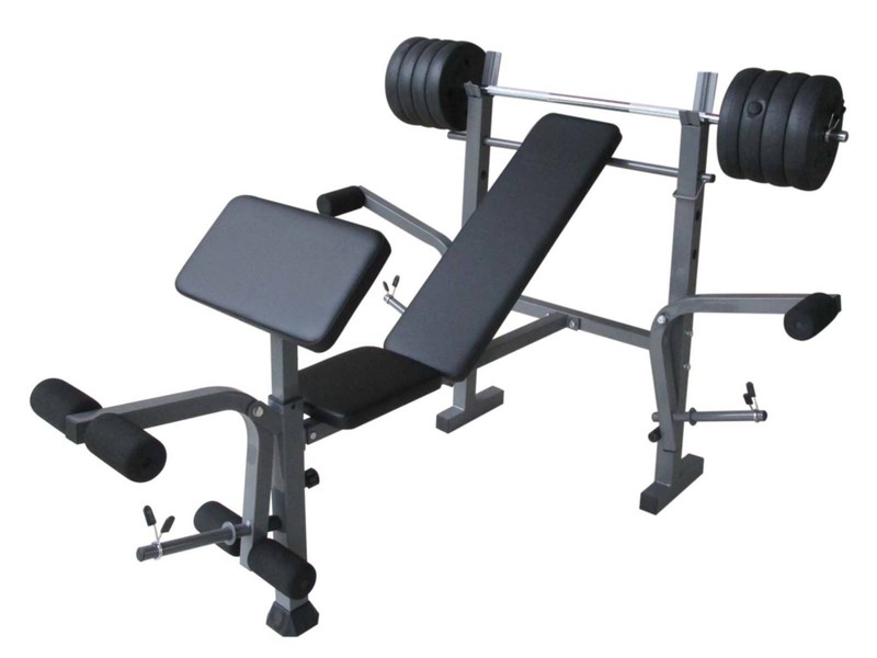 Bench Press And 35kg Barbell Package Crazy Value Gym