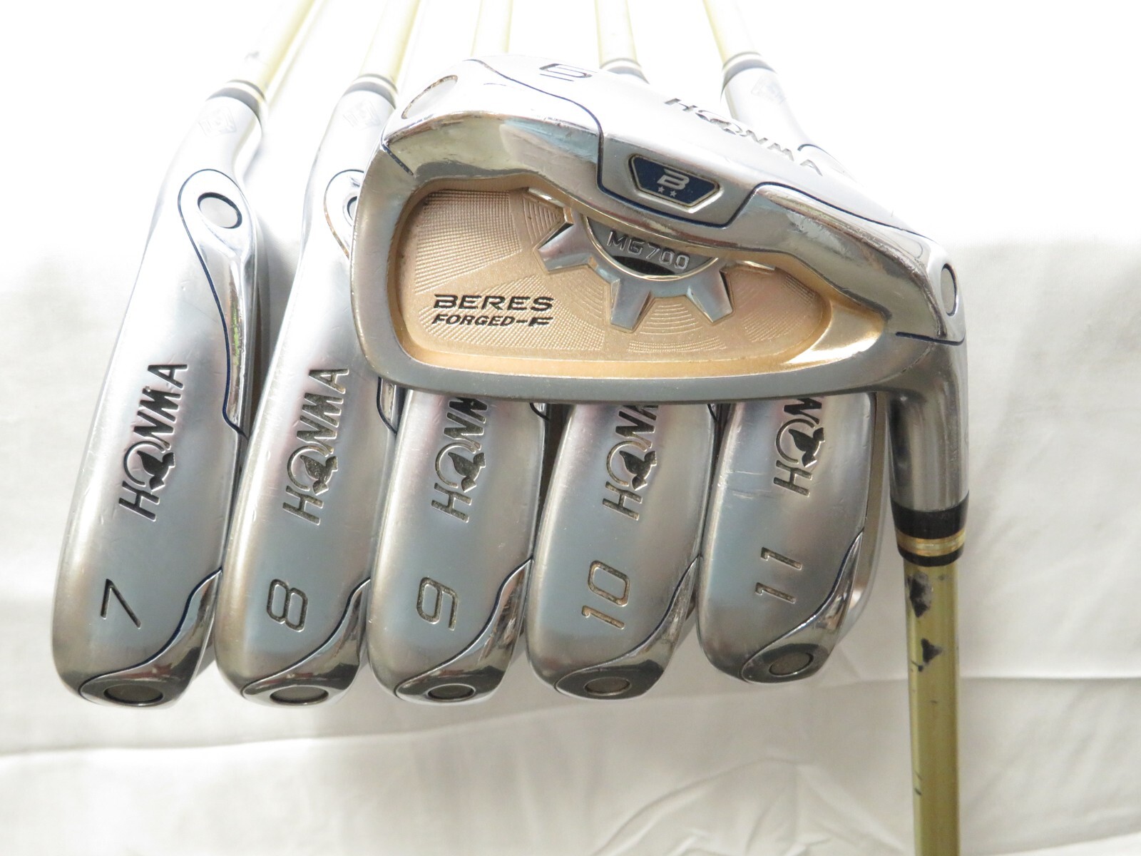 Used Honma MG700 Beres Forged Iron Set 6-11 Armro UD49 Regular Flex Graphite Used Honma MG700 Beres Forged Iron Set 6-11 Armro UD49 Regular Flex Graphite