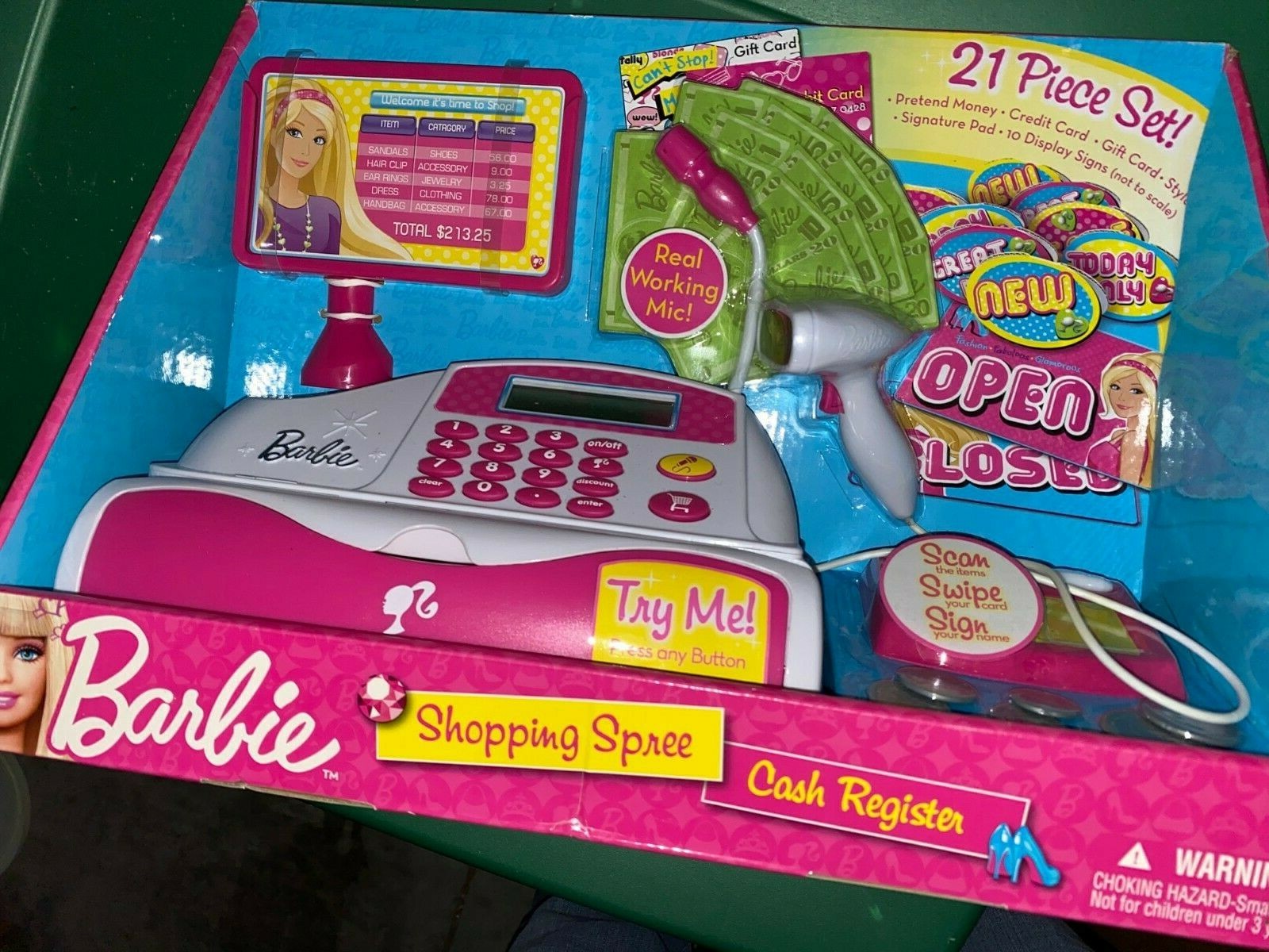 BARBIE SHOPPING SPREE CASH REGISTER 21 PIECES NEW FACTORY SEALED RARE eBay