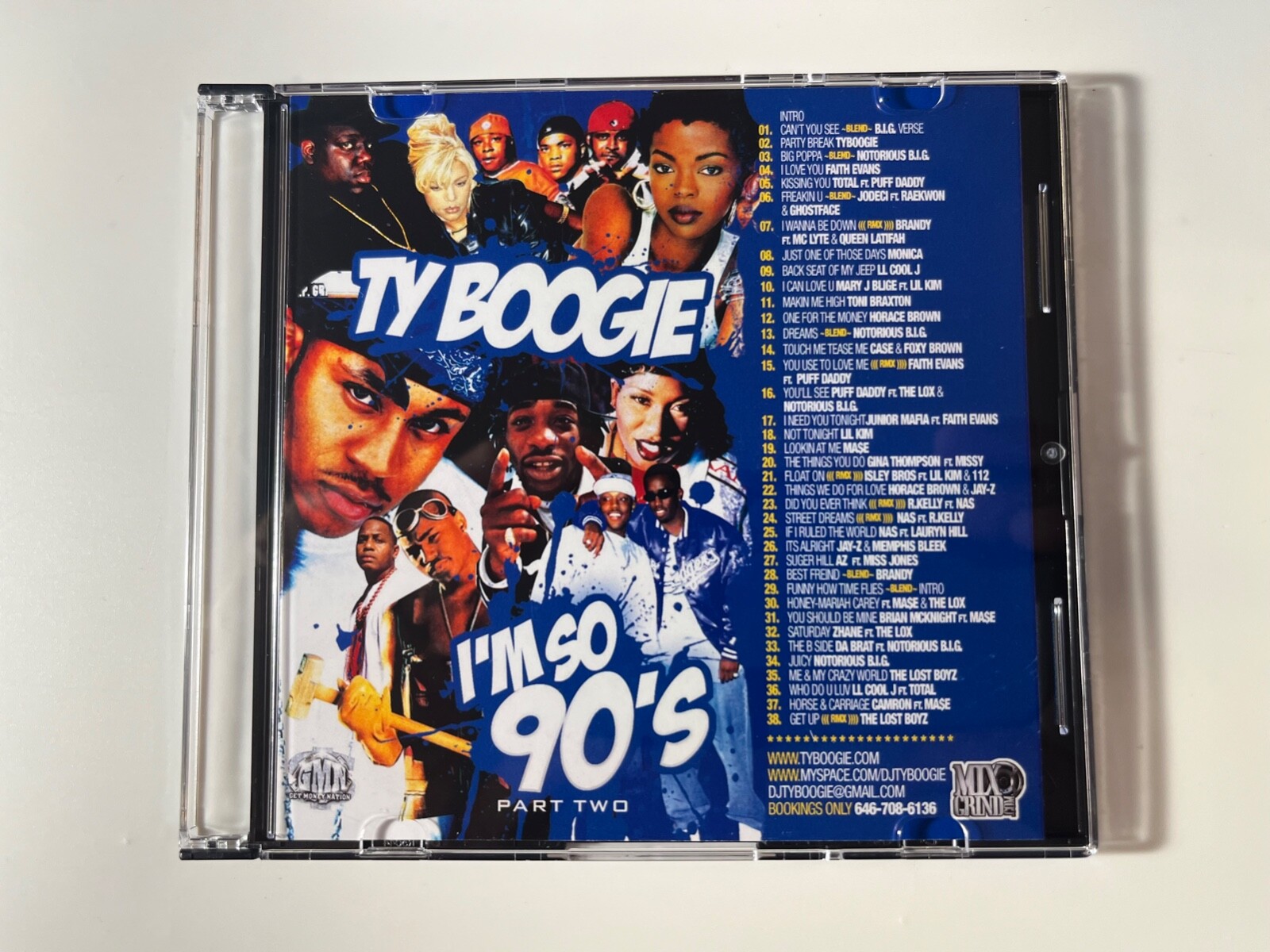 100% OFFICIAL! DJ TY BOOGIE IM SO 90S PART 2 ORIGINAL HIP HOP R&B MIXTAPE MIX CD 100% OFFICIAL! DJ TY BOOGIE IM SO 90S PART 2 ORIGINAL HIP HOP R&B MIXTAPE MIX CD