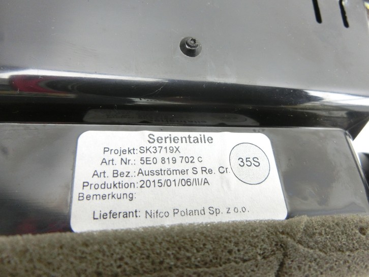 Douche à air Buse d’air droite pour Skoda Octavia III 5E 12-16 - Bild 4