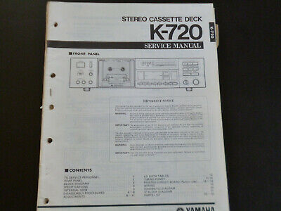 Original Service Manual Schaltplan Yamaha K-720