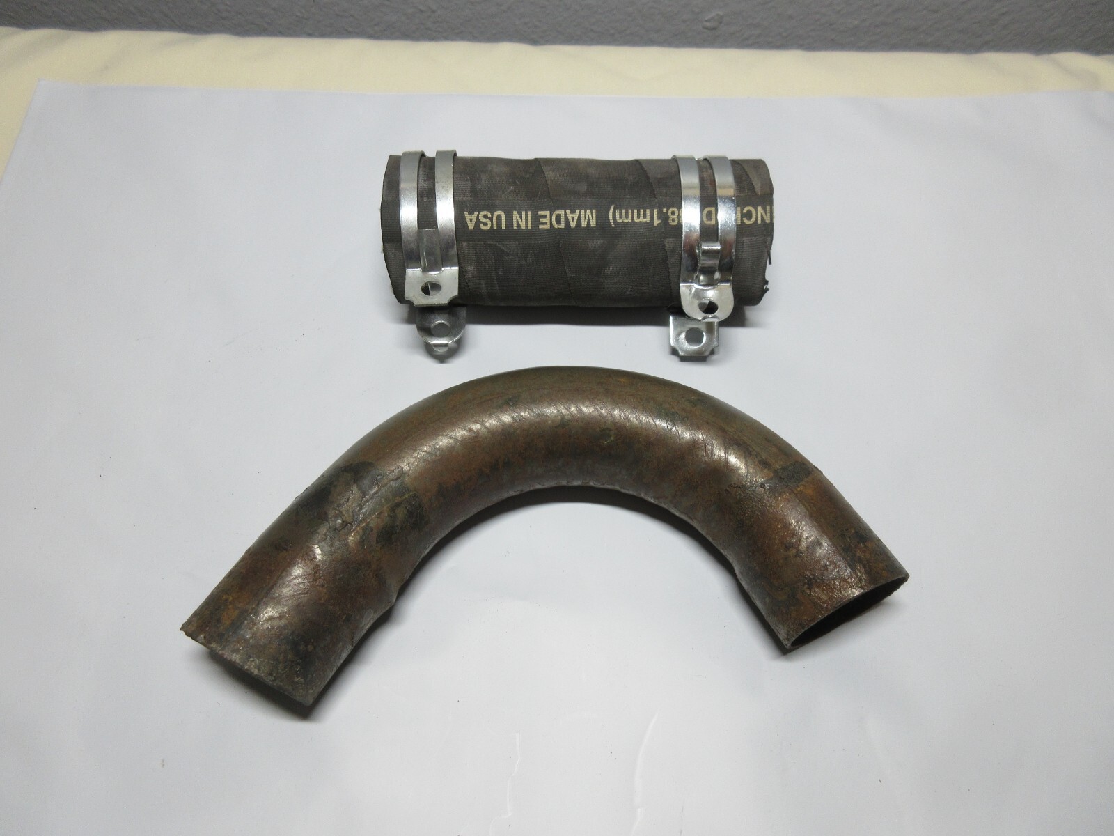 Ford GPW Jeep Willys MB Radiator Hose Metal Tube 636109 with Hose and