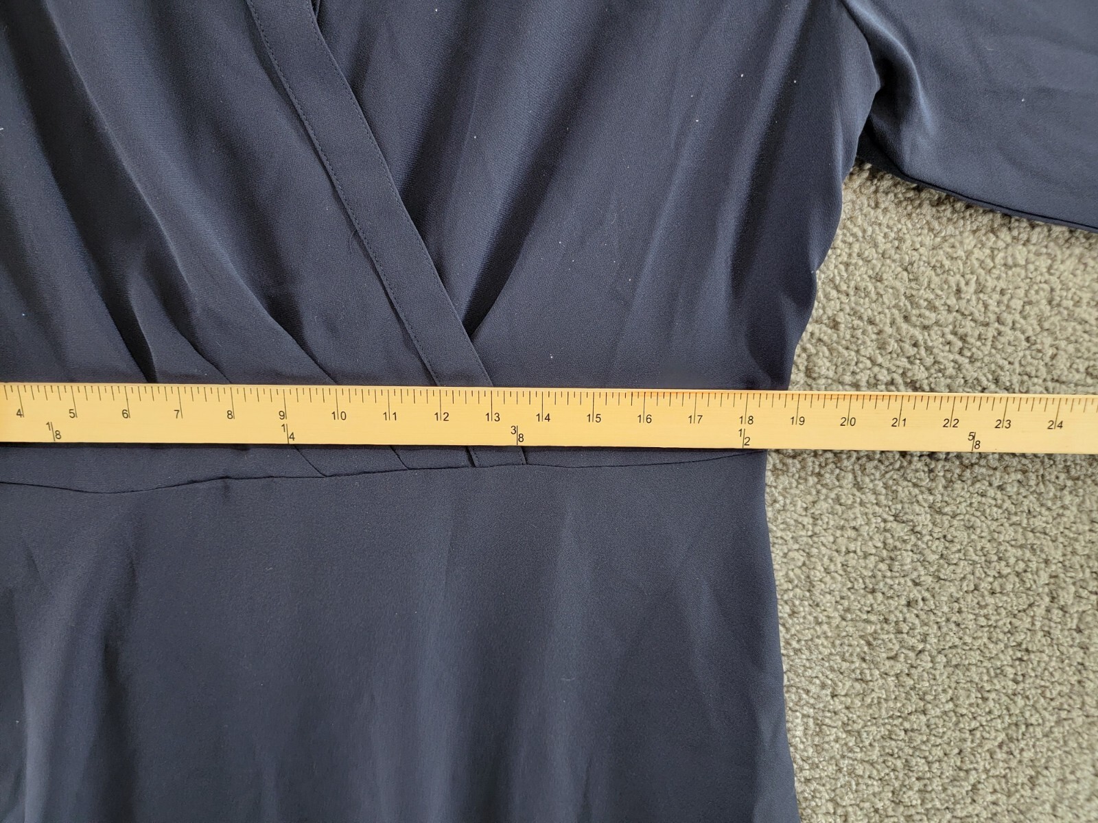 Lauren Ralph Lauren Self-Belt Surplice Georgette Midi Dress