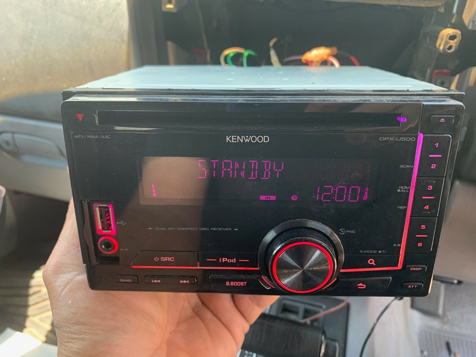 kenwood K521　CD・iPod・USB　コンパクトコンポ 中古 KENWOODケンウッド コンパクトHi-Fiシステム CD／USB