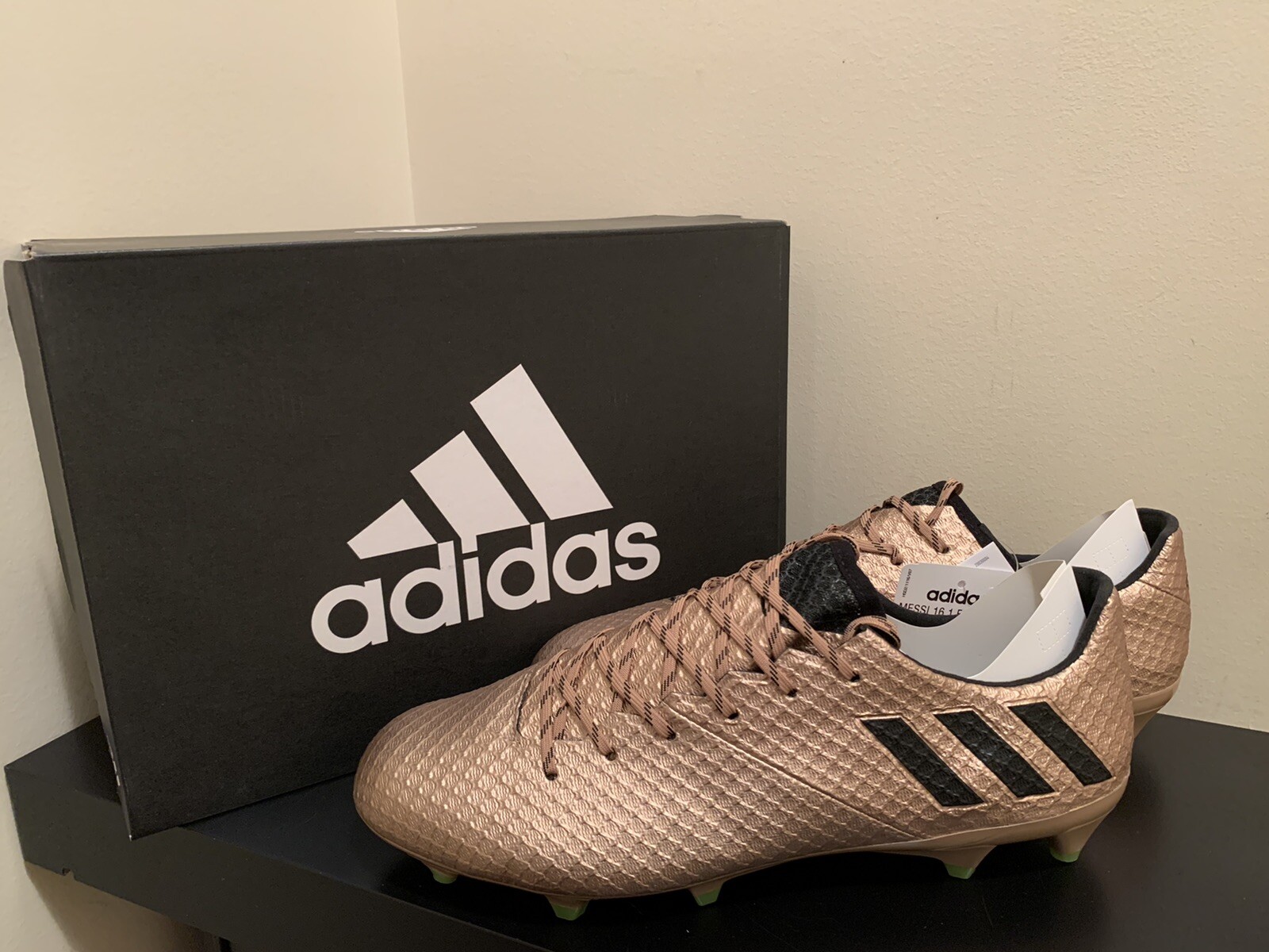 adidas Messi 16.1 FG Ballon d'Or Soccer Boots US 9.5 (BA9109