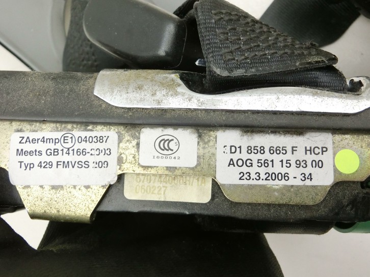 Cinturón de seguridad con Tensor Controlador izquierda delante para VW Phaeton 3D 01-07 - Bild 7
