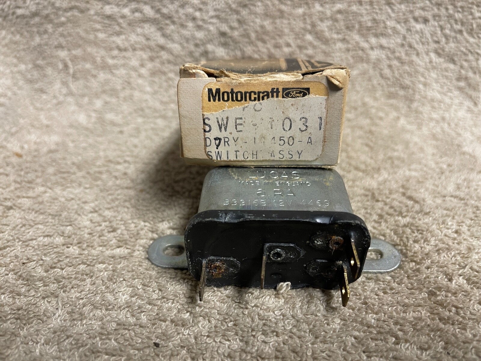 NOS FORD MOTORCRAFT DORY-11450-A SWE-1031 LUCAS STARTER SOLENOID 1971-1977 Capri