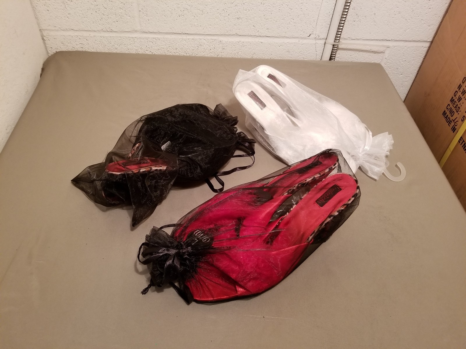 Frederick's of Hollywood Marabou Mules Slippers Heels Shoes~U Choose Color