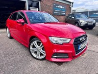 2017 Audi A3 2.0 TFSI S line Sportback S Tronic Euro 6 (s/s) 5dr HATCHBACK Petro