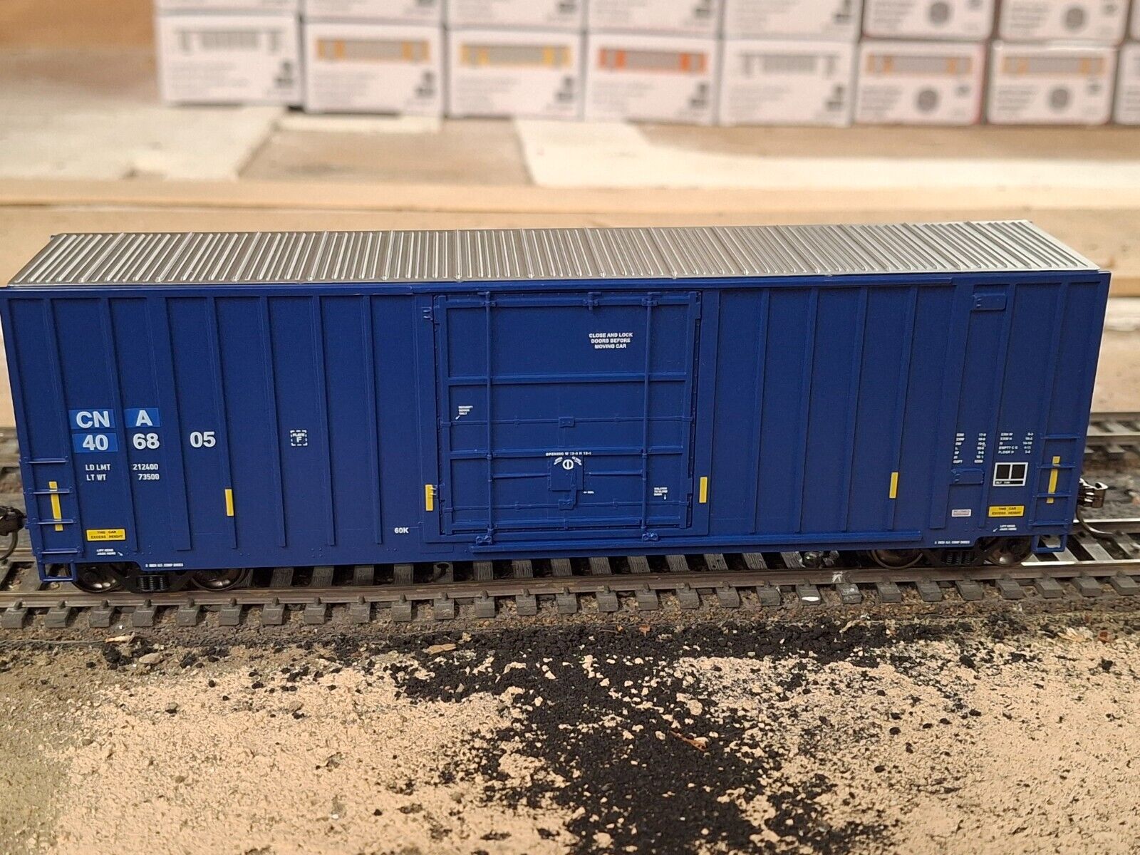 Intermountain HO scale Gunderson 50' High Cube Boxcar