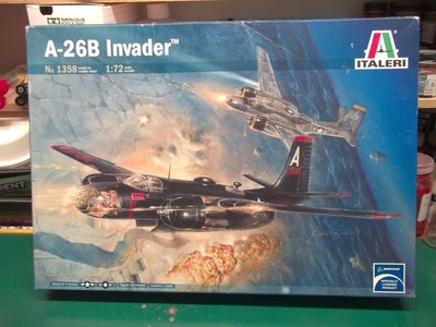 Italeri 1/72 A-26B Invader 1358 in Open Box