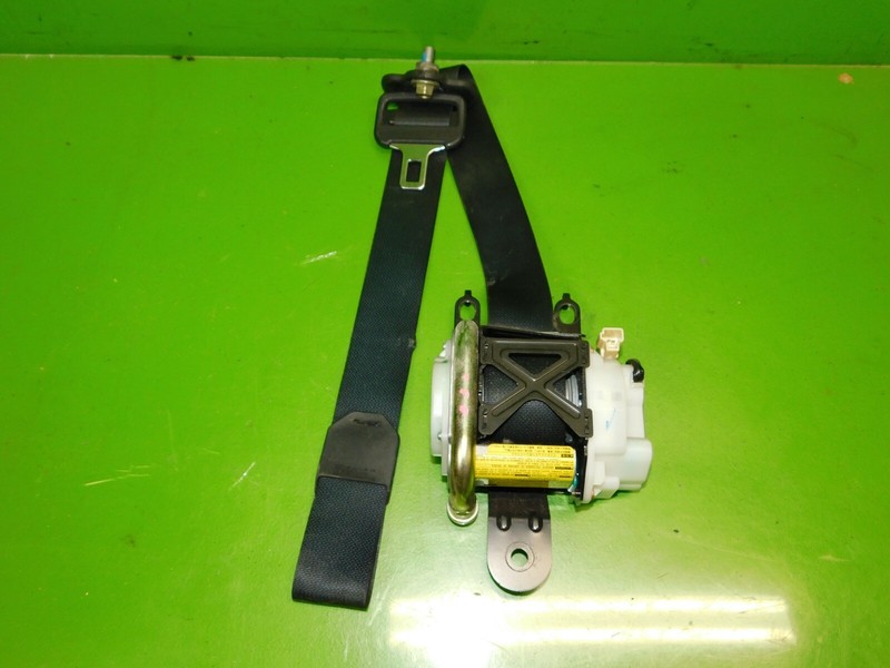 04-08 RX8 OEM rear back driver left seat belt SRS assembly black