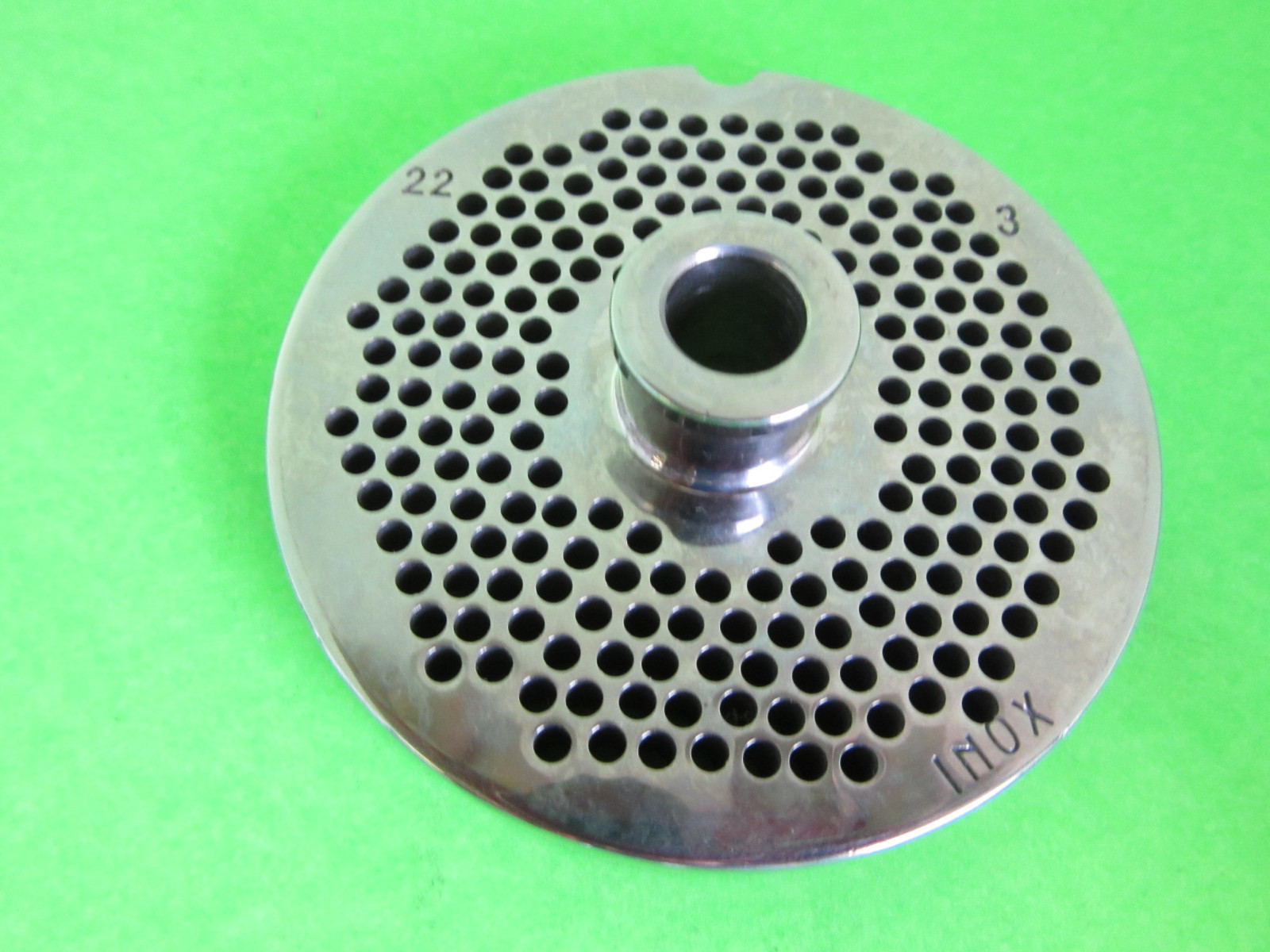 PICK YOUR SIZE #22 Meat grinder food chopper plate disc knife with HUB 3 3/16" 