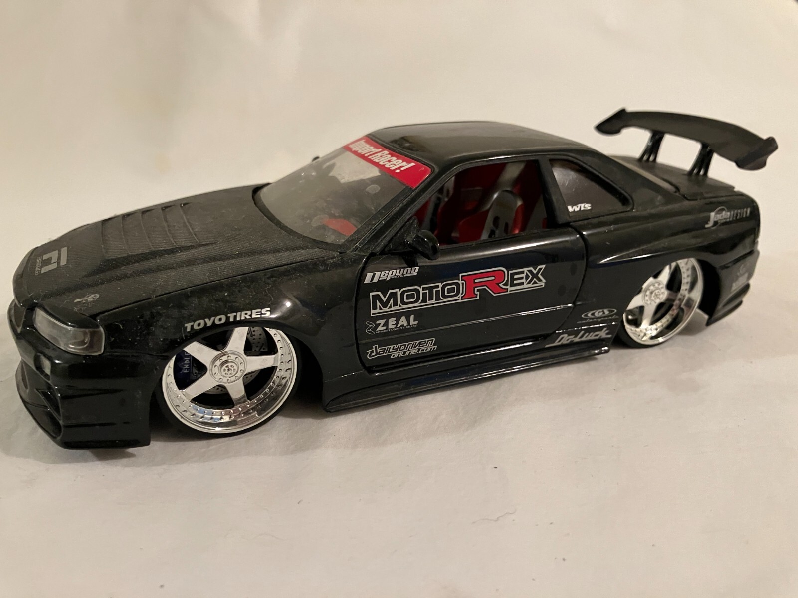 Jada Nissan Skyline GTR R34 MotoRex 1/24 Black | eBay Jada Nissan Skyline GTR R34 MotoRex 1/24 Black | eBay