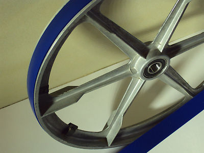 DELTA 14" INCH BLUE MAX URETHANE BAND SAW TIRES AND 2 THRUST BEARINGS.