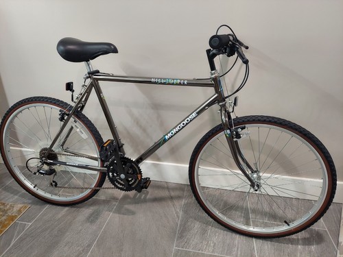 1990's Mongoose Hilltopper Mountain  Cr Mo/ Black Chrome. Ra