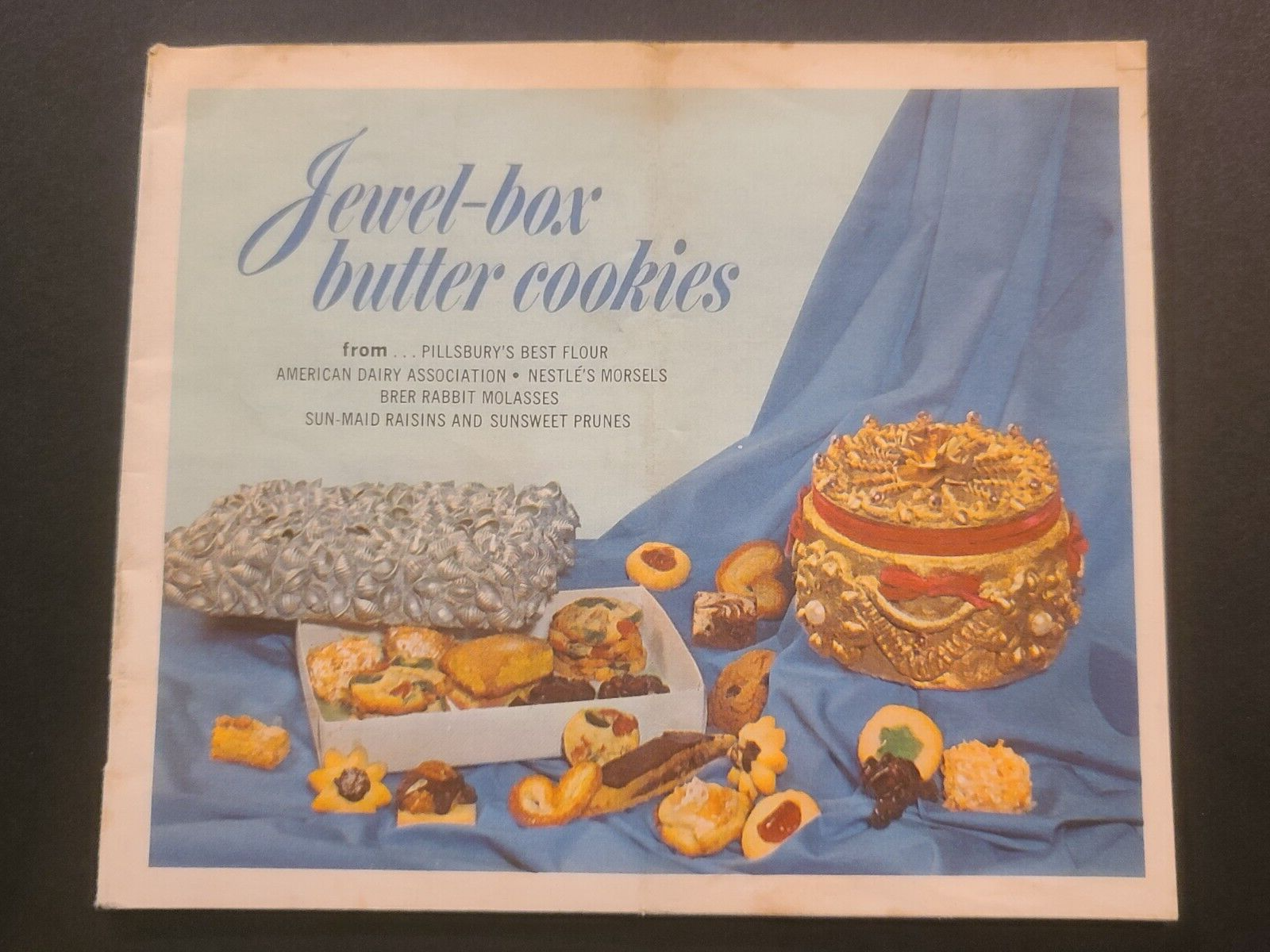c. 1950s USA Pillsbury recipes ‘Jewel-box butter cookies’ c. 1950s USA Pillsbury recipes ‘Jewel-box butter cookies’