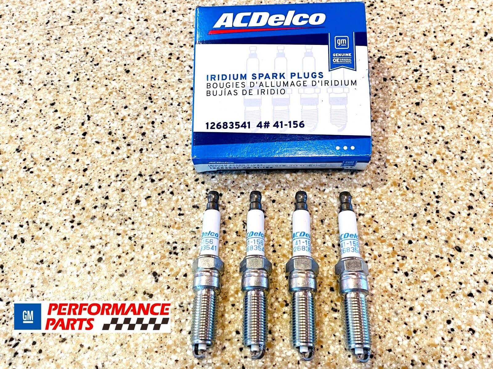 Genuine GM ACDelco Iridium Spark Plugs 41-156 Set Of 4 | OE