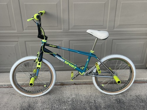 HARO LINEAGE TEAM Sport Freestyler (Custom Turquoise/Neon