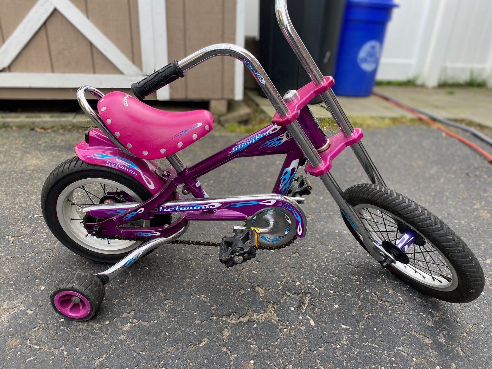 RARE Schwinn Stingray Child / Toddler Purple Bike Chopper W