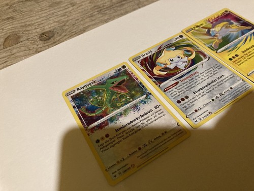 pokemon karten 3x Amazing Rare Holos Psa Raikou,Rayquaza,Jirachi