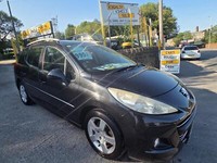 2010 Peugeot 207 SW 1.6 petrol sport manual pan roof black estate alloys 114k