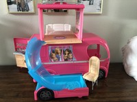 barbie dream camper adventure camping playset