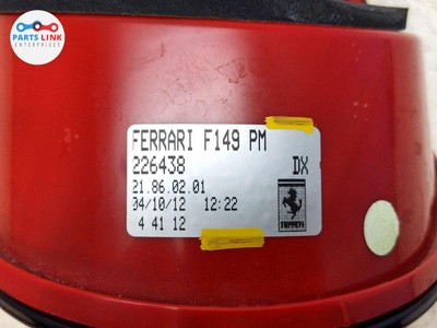 2008-14 FERRARI CALIFORNIA REAR RIGHT TAIL LIGHT UPPER TURN BRAKE STOP LAMP F149
