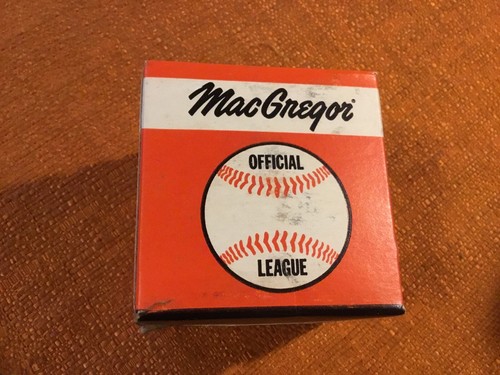 VINTAGE MACGREGOR OFFICIAL LEAGUE BASEBALL B73C UNOPENED UNUSED ORIGINAL BOX??