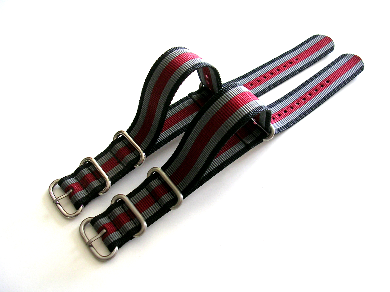 NATO G10 ® UTC HD Ballistic Nylon Military watchband strap Bond stripe IW SUISSE