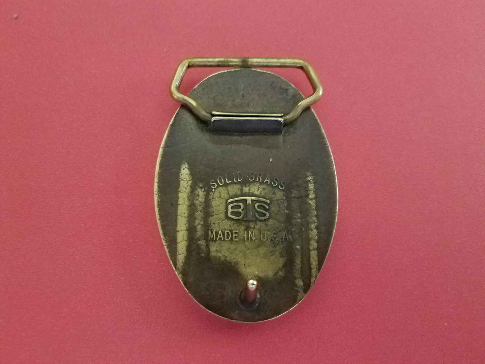 Handmade Scrimshaw Belt Buckle 