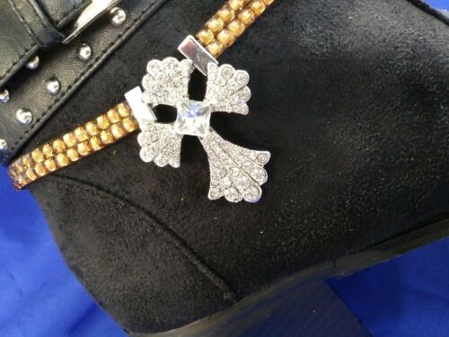 WESTERN BOOT JEWELRY - BLING CROSS