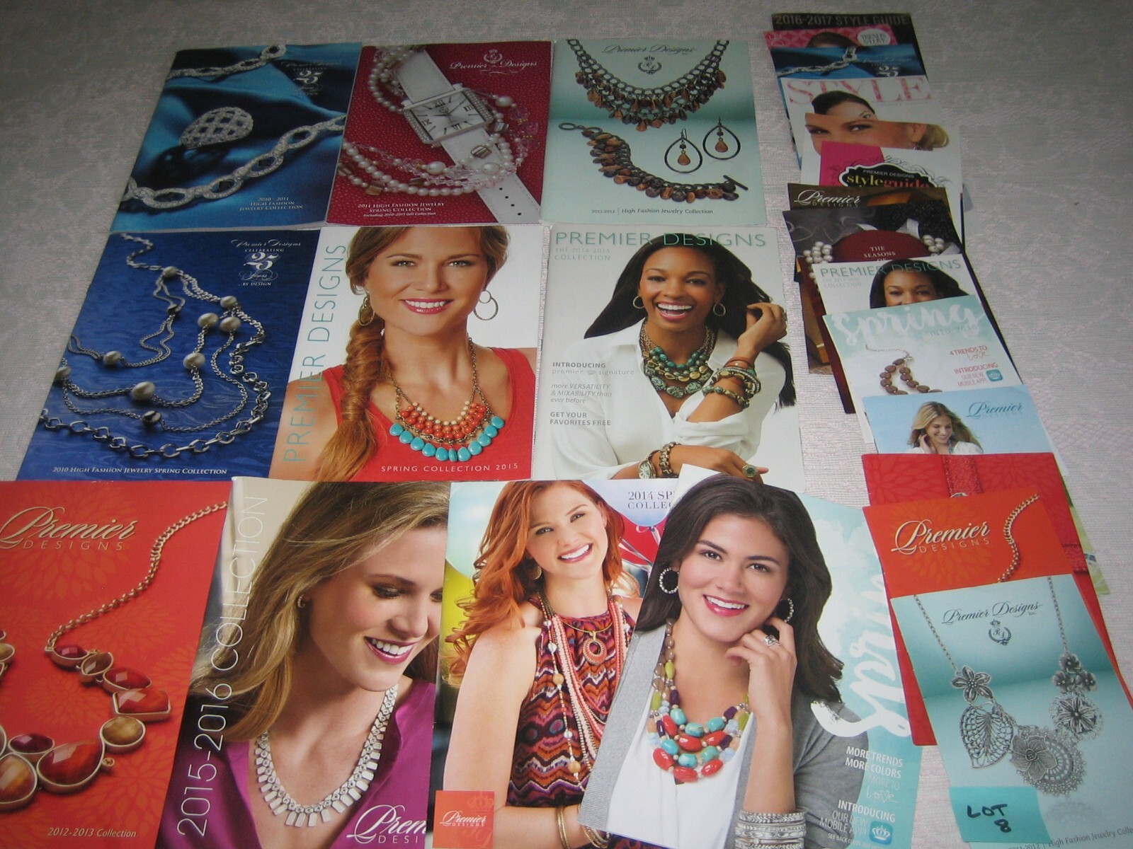24 Premier Designs Jewelry Catalogs LOT 8 2010 2016 17 Reference Scrapbook eBay