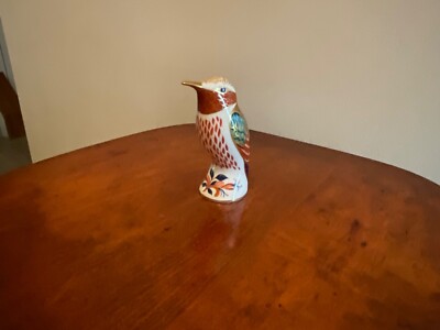 Royal Crown Derby Gold Stopper Multicolor Hummingbird 4  high