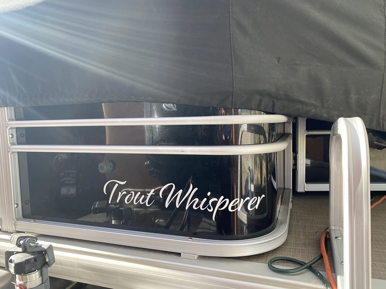 Boat Name Decal 3x18" / Custom Hull Graphic / Premium Marine Vinyl Lettering