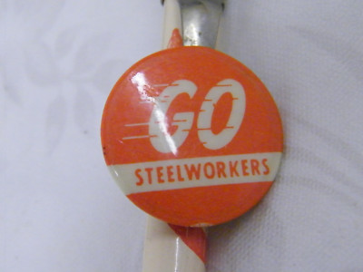Vintage United Steelworkers Union Wooden Pencil