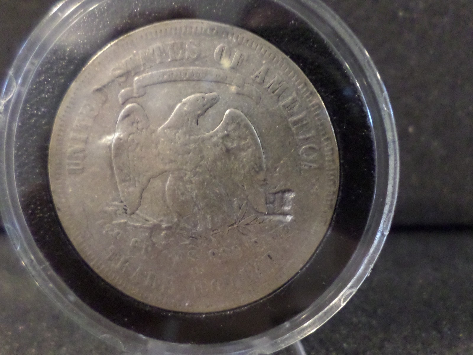 1877-S Silver US Trade Dollar (with hash marks)