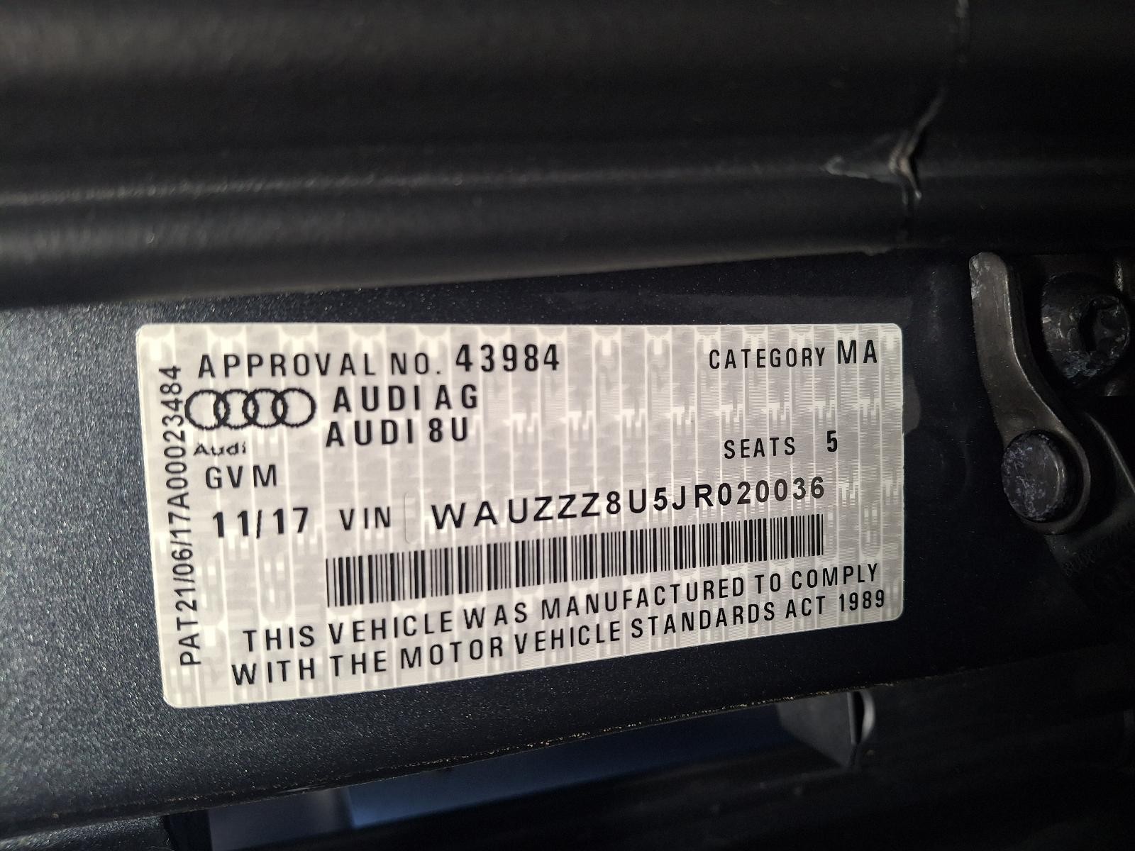 2017 Audi Q3 2014-2018 THROTTLE BODY 1.4 PETROL CHPB/CZEA CODE 8U 02/14-12/18 image 8