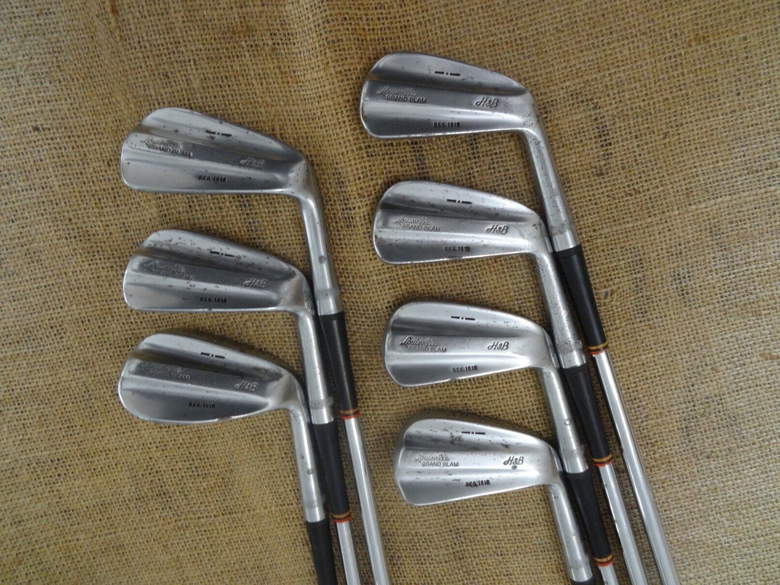 H&B Louisville GRAND SLAM REG.151R Special 2-8 Iron Set ⛳ Dynamic Steel Stiff