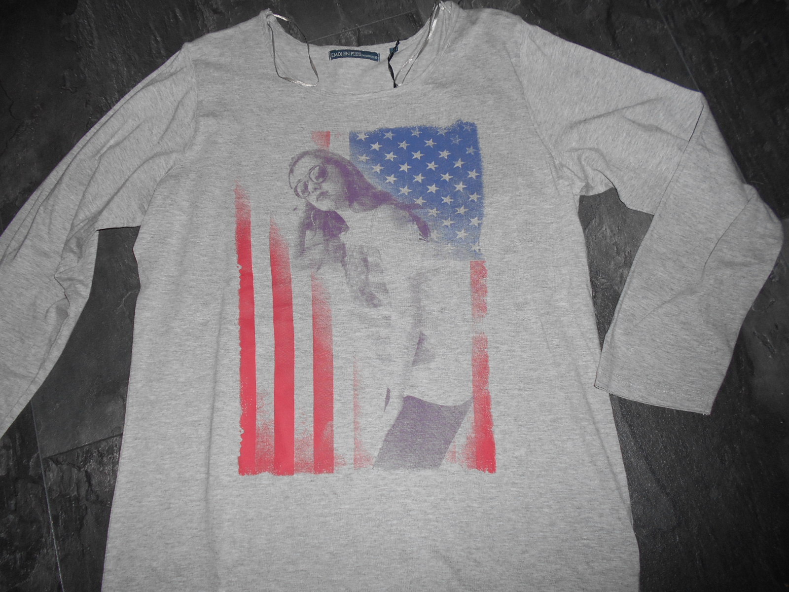 U.S.A LANGARMSHIRT Größe 4648 NEU 