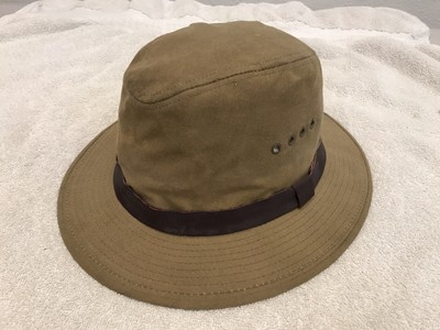 waxed fishing hat