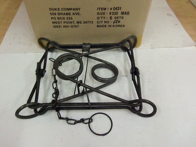 1  Duke #330 MAGNUM Body Grip Trap Beaver Otter Bobcat Coyote Trapping 0431