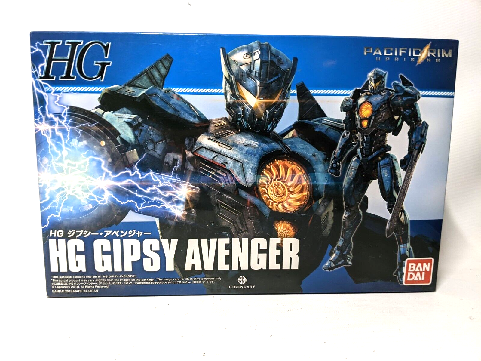 BANDAI HG GIPSY AVENGER Pacific Rim Uprising Plastic Model Kit NEW OPEN BOX