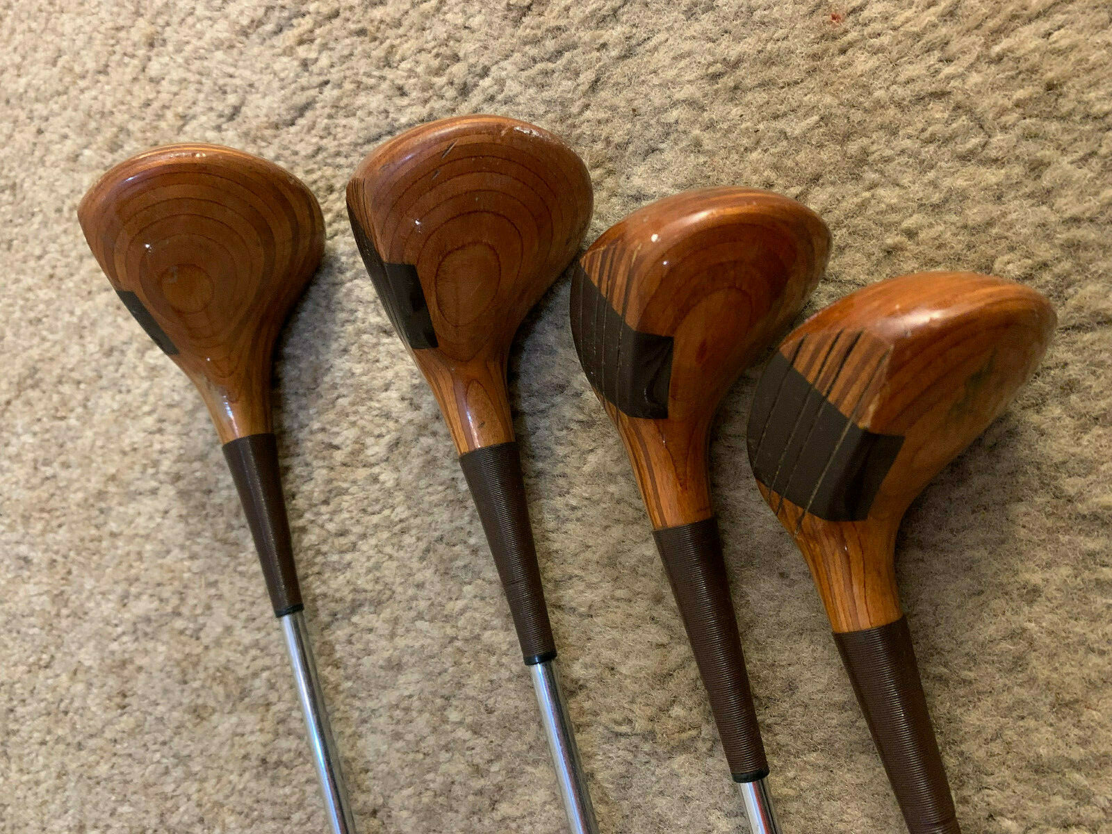 BRIAR AULD CLASSIC RH DRIVER & FAIRWAY 3 4 & 5 WOODS Mac Hunter maple lamenated